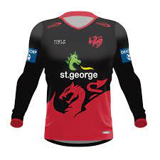St-George-Illawarra-Dragons-Classic Dragons 2024 Youth L/S Training Tee