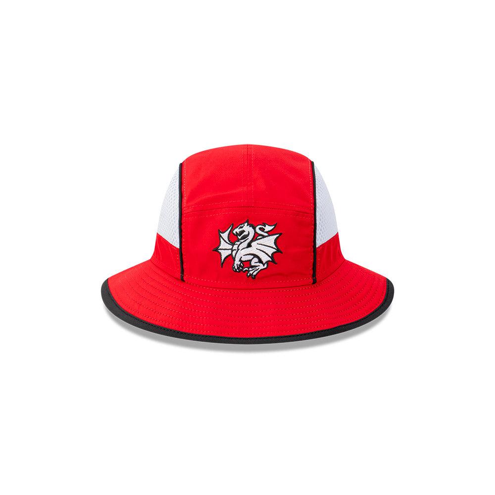 St-George-Illawarra-Dragons-New Era Dragons Team Official 2024 Bucket Hat