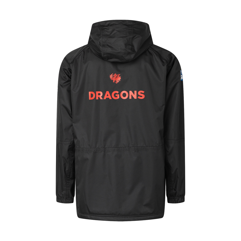 St-George-Illawarra-Dragons-Classic Dragons 2023 Youth Wet Weather Jacket
