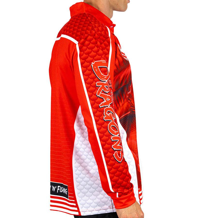 St-George-Illawarra-Dragons-Ashtabula Adults Barracuda Fishing Shirt