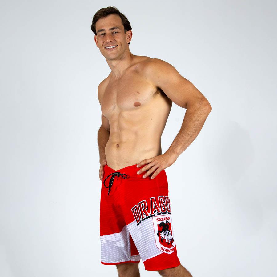 St-George-Illawarra-Dragons-Ashtabula Adults Barrel Board Shorts