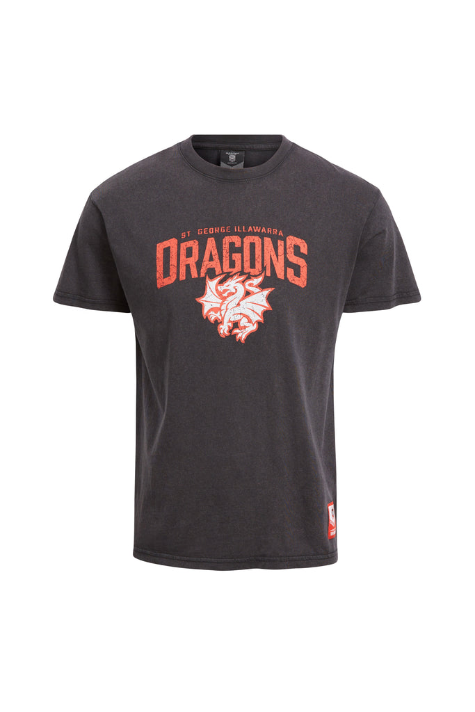 St-George-Illawarra-Dragons-Bleacher Athletic Adults Washed T-Shirt