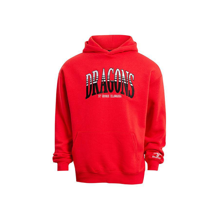 St-George-Illawarra-Dragons-Bleacher Athletic Dragons Adult Banner Hoodie