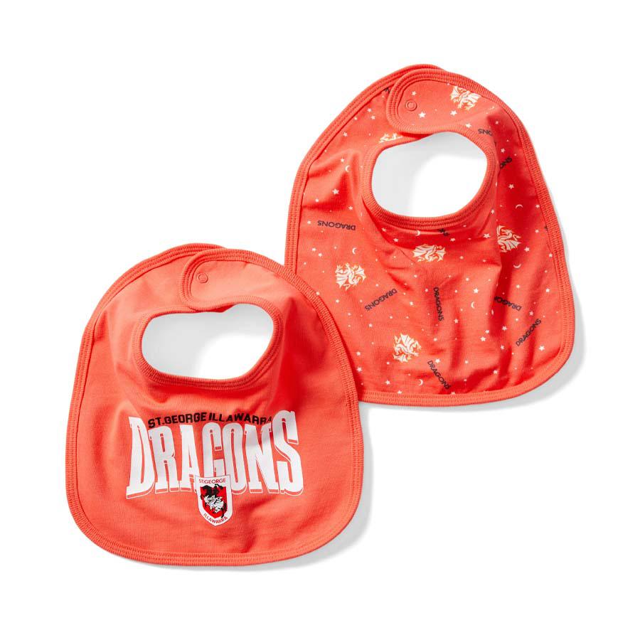 St-George-Illawarra-Dragons-Bleacher Athletic Dragons Everyday 2-Pack Bib