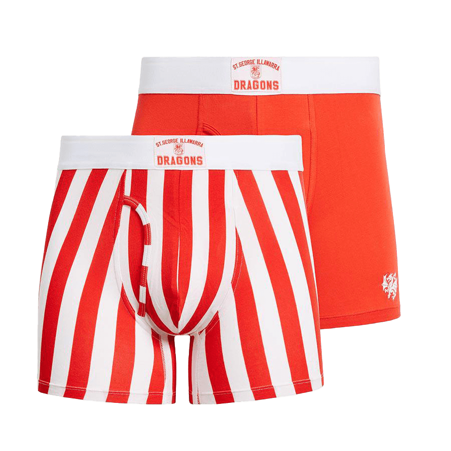St-George-Illawarra-Dragons-Bleacher Athletic Dragons Men's Underwear 2 Pack