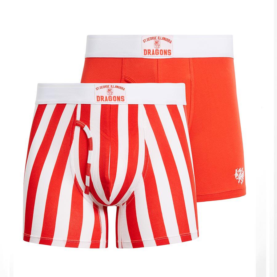 St-George-Illawarra-Dragons-Bleacher Athletic Dragons Men's Underwear 2 Pack