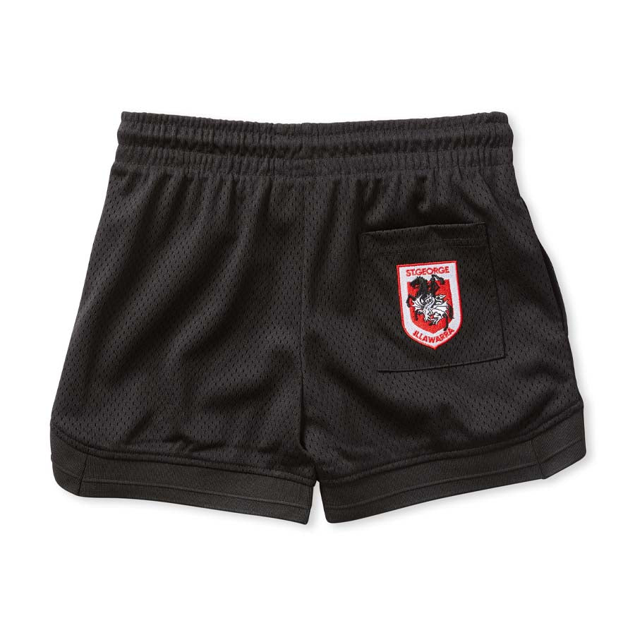 St-George-Illawarra-Dragons-Bleacher Athletic Dragons Youth Basketball Shorts