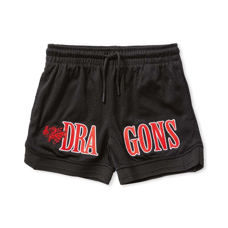 St-George-Illawarra-Dragons-Bleacher Athletic Dragons Youth Basketball Shorts