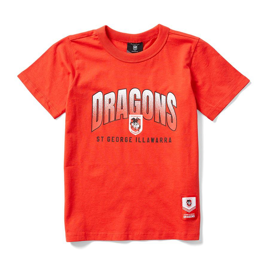 St-George-Illawarra-Dragons-Bleacher Athletic Dragons Youth Club T-Shirt