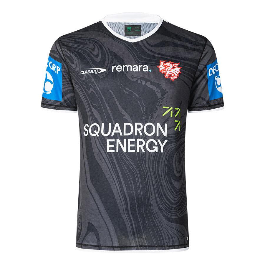 St-George-Illawarra-Dragons-Classic 2025 Adults Training Tee Charcoal