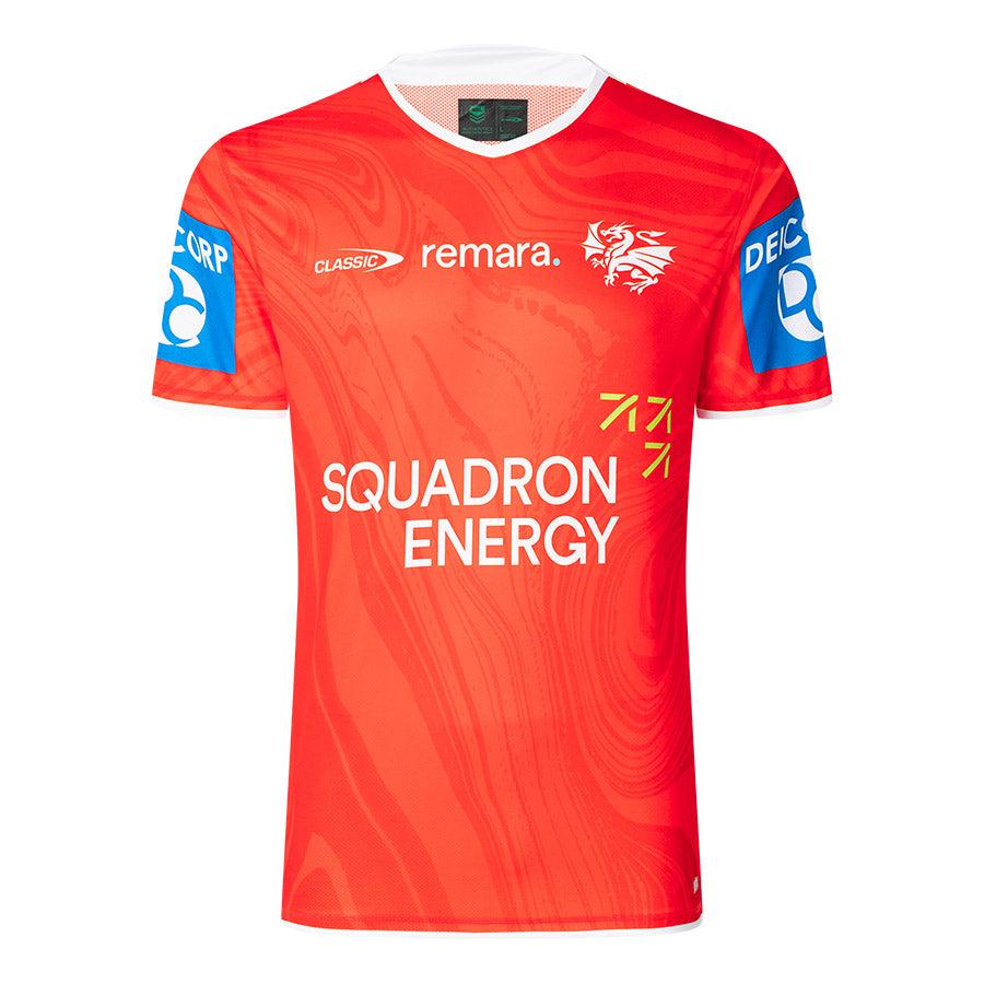 St-George-Illawarra-Dragons-Classic 2025 Adults Training Tee Red