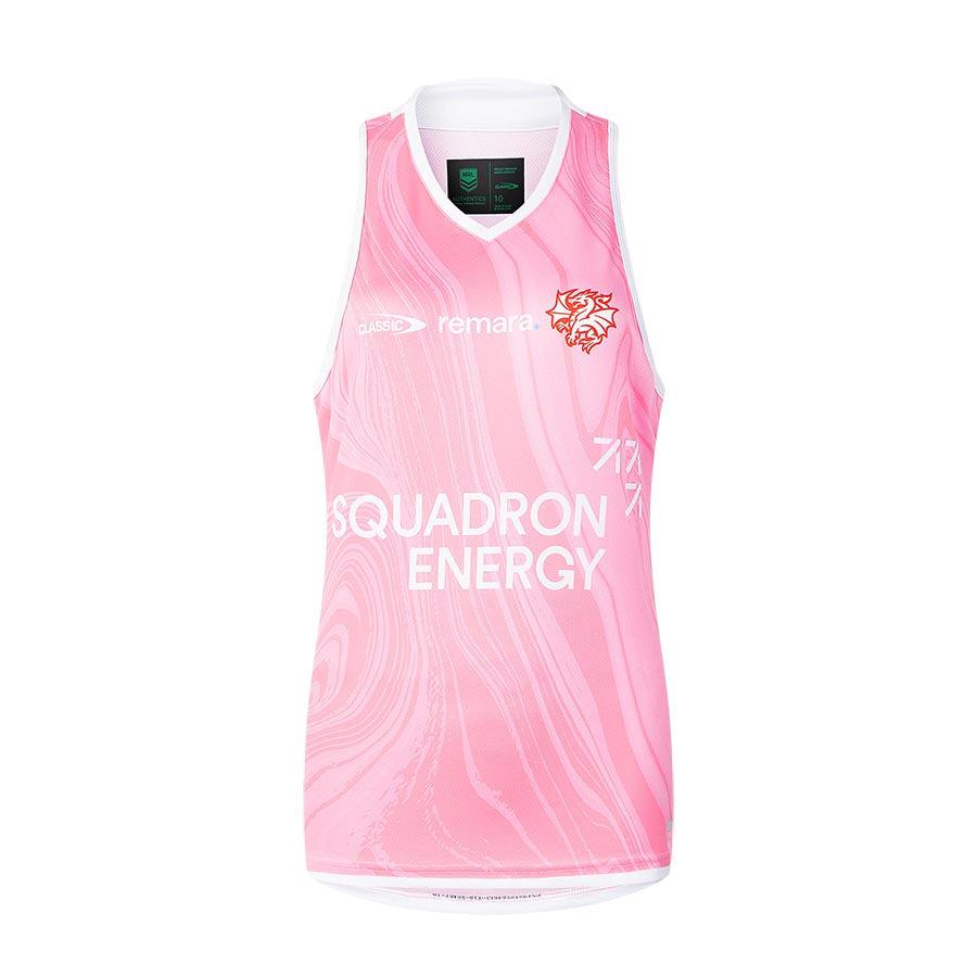 St-George-Illawarra-Dragons-Classic 2025 Women's Training Singlet Pink