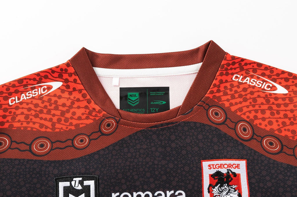 St-George-Illawarra-Dragons-Classic 2025 Youth Jersey Indigenous