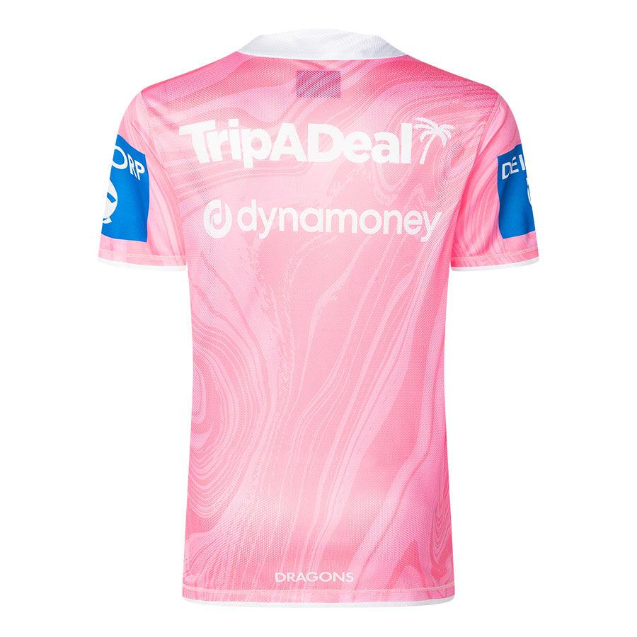 St-George-Illawarra-Dragons-Classic 2025 Youth Training Tee Pink