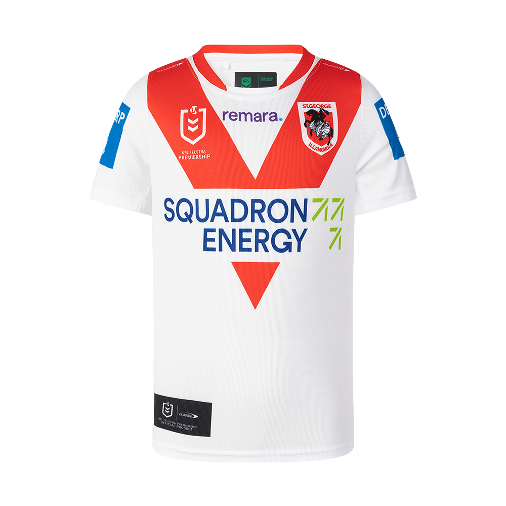 St-George-Illawarra-Dragons-Classic 2026 Infant Home Jersey & Shorts Set