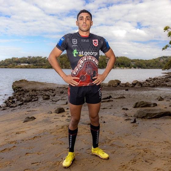 St-George-Illawarra-Dragons-Classic Dragons 2023 Indigenous Playing Shorts