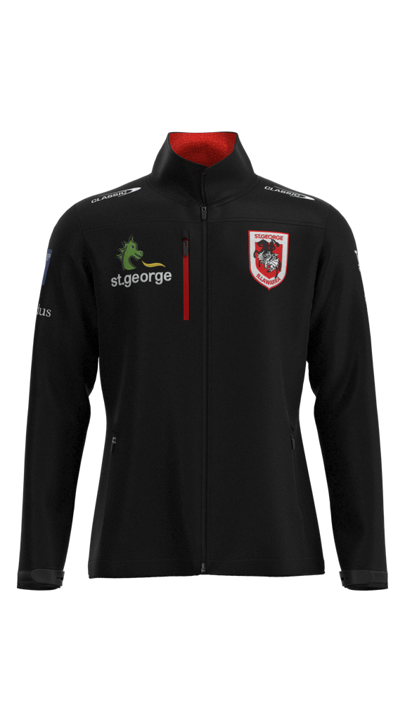 St-George-Illawarra-Dragons-Classic Dragons 2023 Women's Softshell Jacket