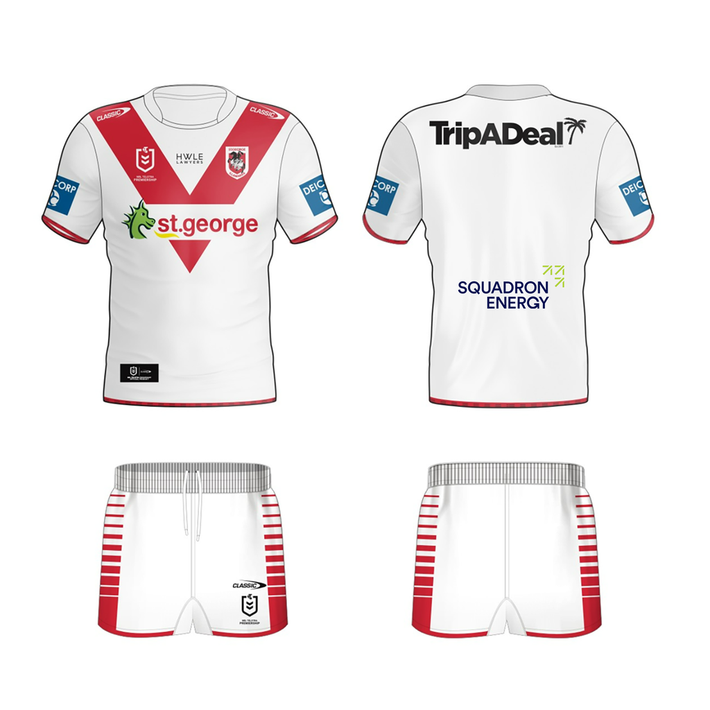 St-George-Illawarra-Dragons-Classic Dragons 2024 Infant Home Jersey
