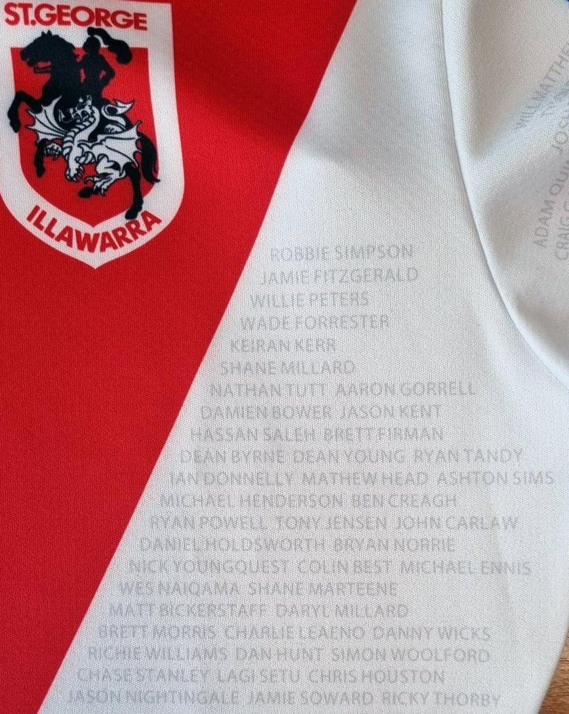 St-George-Illawarra-Dragons-Classic Dragons 2024 Ladies 25th Anniversary Jersey