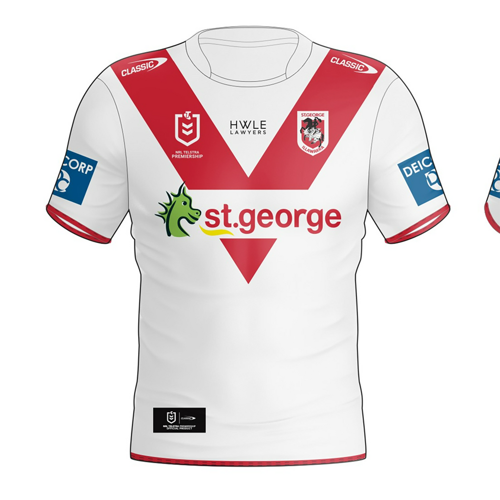 St-George-Illawarra-Dragons-Classic Dragons 2024 Men's Home Jersey