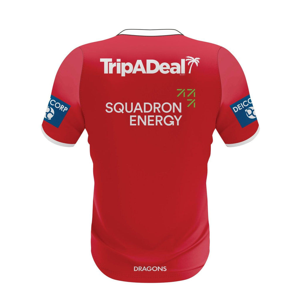 St-George-Illawarra-Dragons-Classic Dragons 2024 Mens Training Tee Red