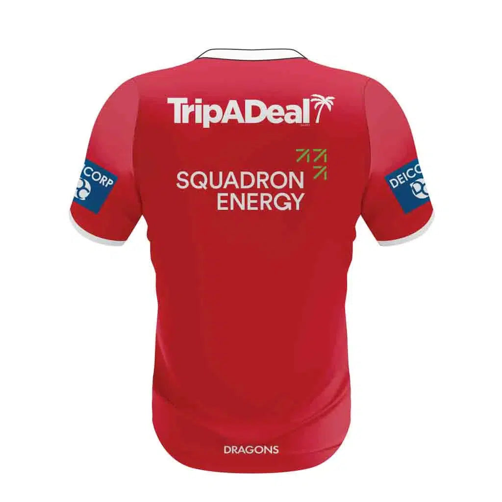 St-George-Illawarra-Dragons-Classic Dragons 2024 Youth Training Tee Red