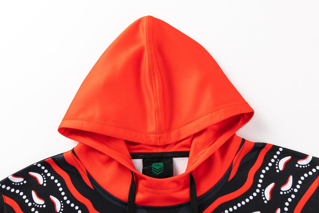 St-George-Illawarra-Dragons-Classic Dragons 2025 Adult Indigenous Hoodie