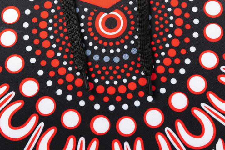 St-George-Illawarra-Dragons-Classic Dragons 2025 Adult Indigenous Hoodie