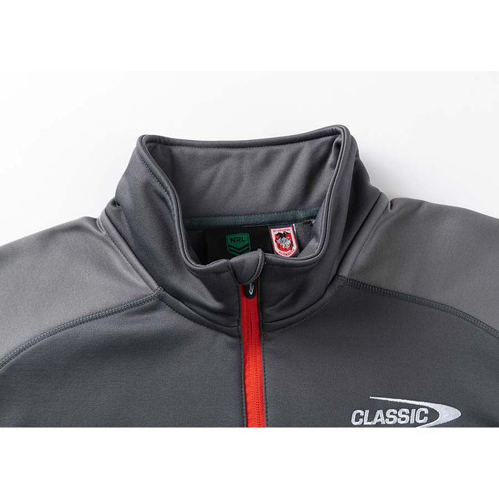 St-George-Illawarra-Dragons-Classic Dragons 2025 Adults 1/4 Zip Fleece