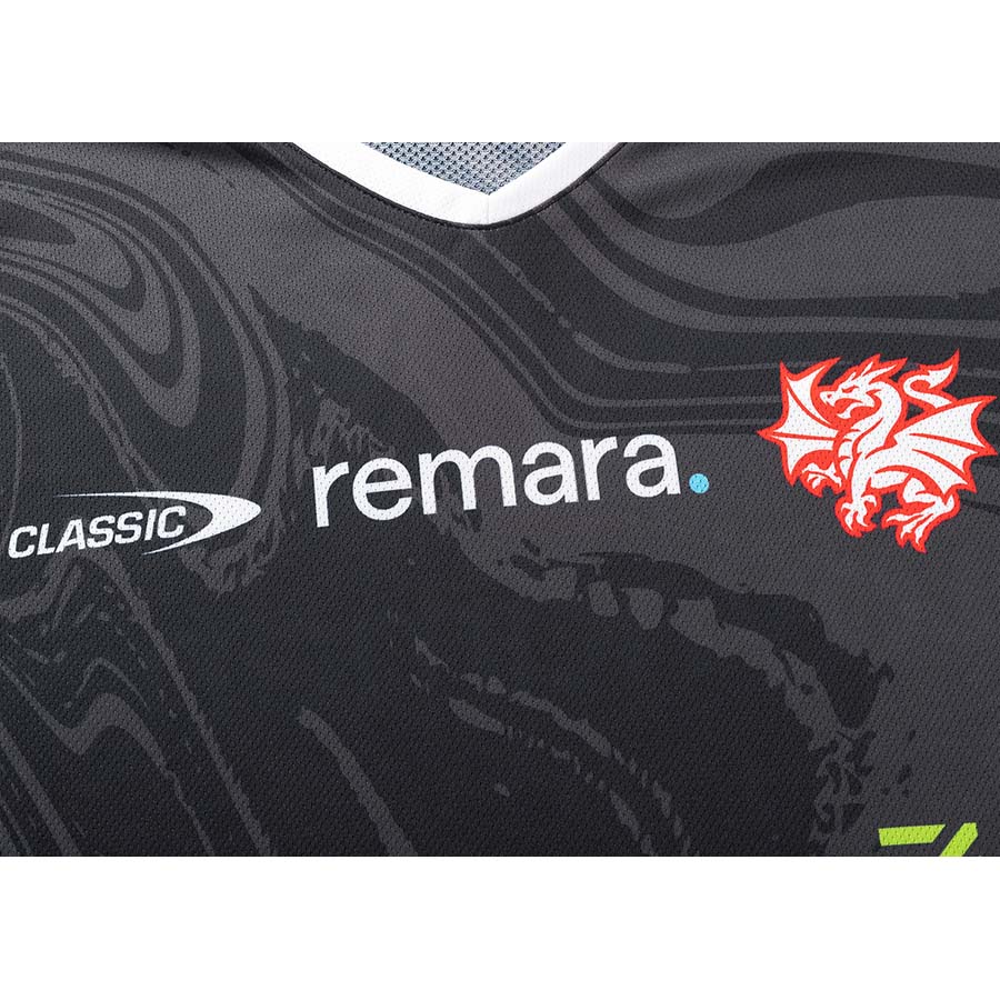St-George-Illawarra-Dragons-Classic Dragons 2025 Adults Training Tee Charcoal