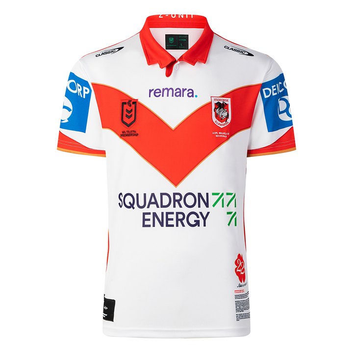 St-George-Illawarra-Dragons-Classic Dragons 2025 Men's Commemorative Jersey