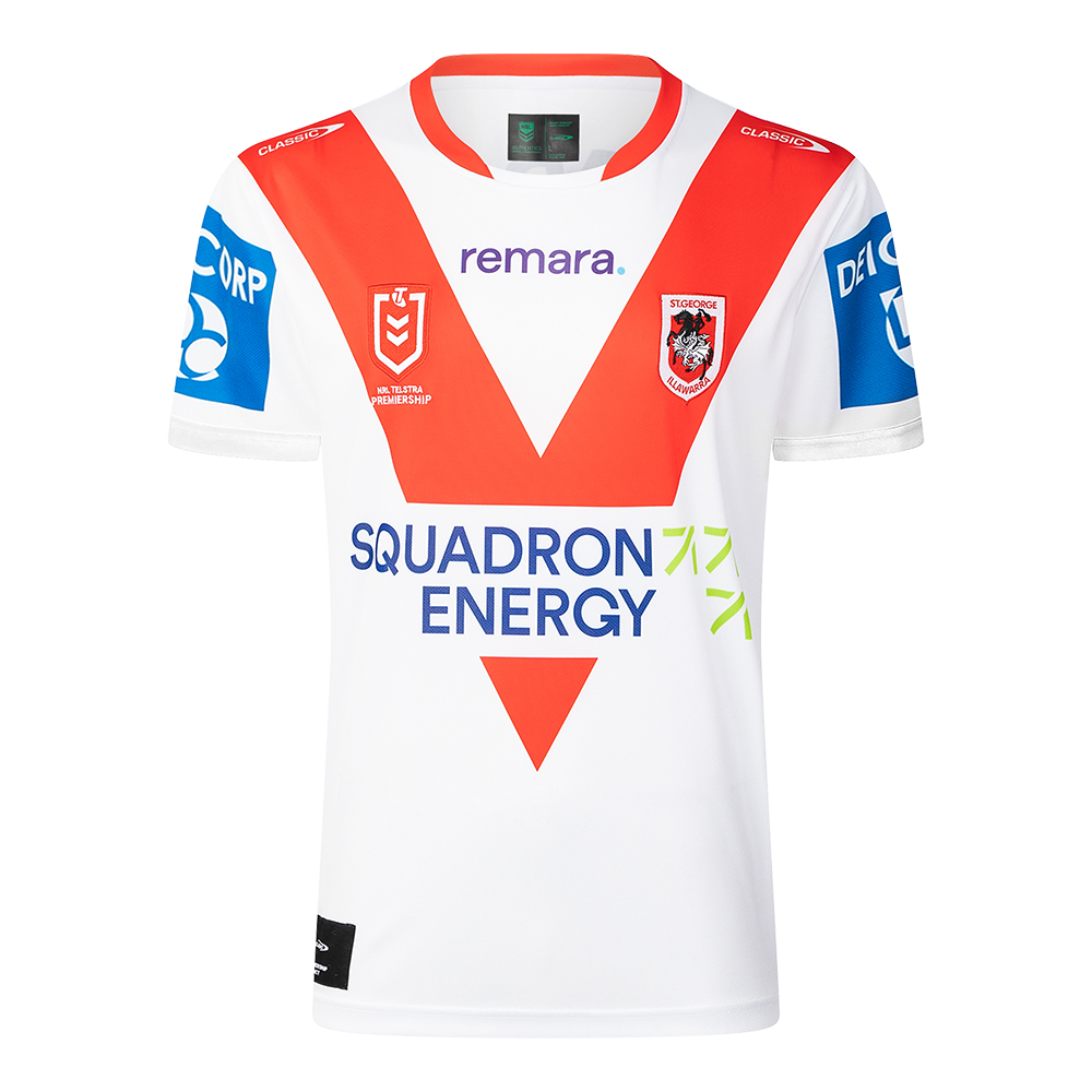 St-George-Illawarra-Dragons-Classic Dragons 2025 Men's Home Jersey