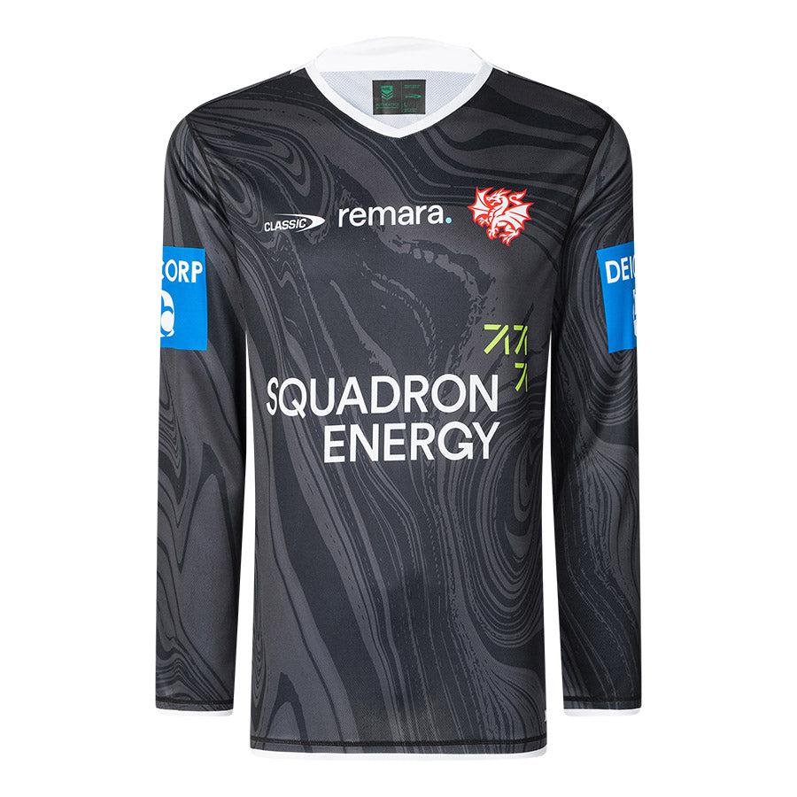 St-George-Illawarra-Dragons-Classic Dragons 2025 Men's Long Sleeve Training Tee