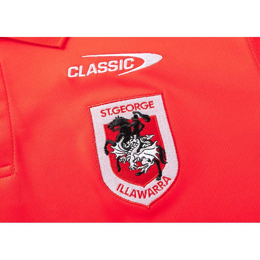 St-George-Illawarra-Dragons-Classic Dragons 2025 Men's Media Polo