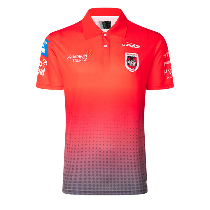 St-George-Illawarra-Dragons-Classic Dragons 2025 Men's Media Polo