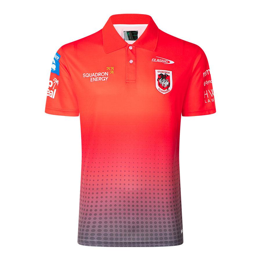 St-George-Illawarra-Dragons-Classic Dragons 2025 Men's Media Polo