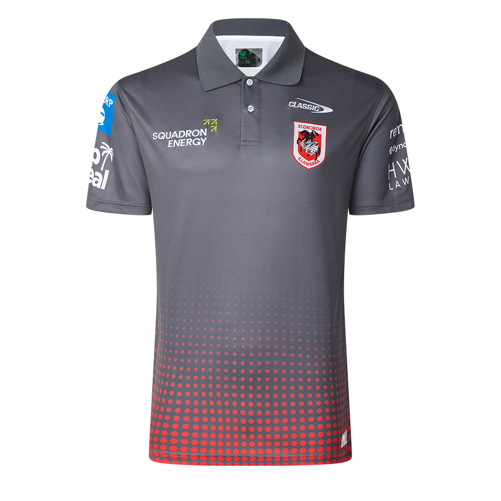 St-George-Illawarra-Dragons-Classic Dragons 2025 Men's Team Polo