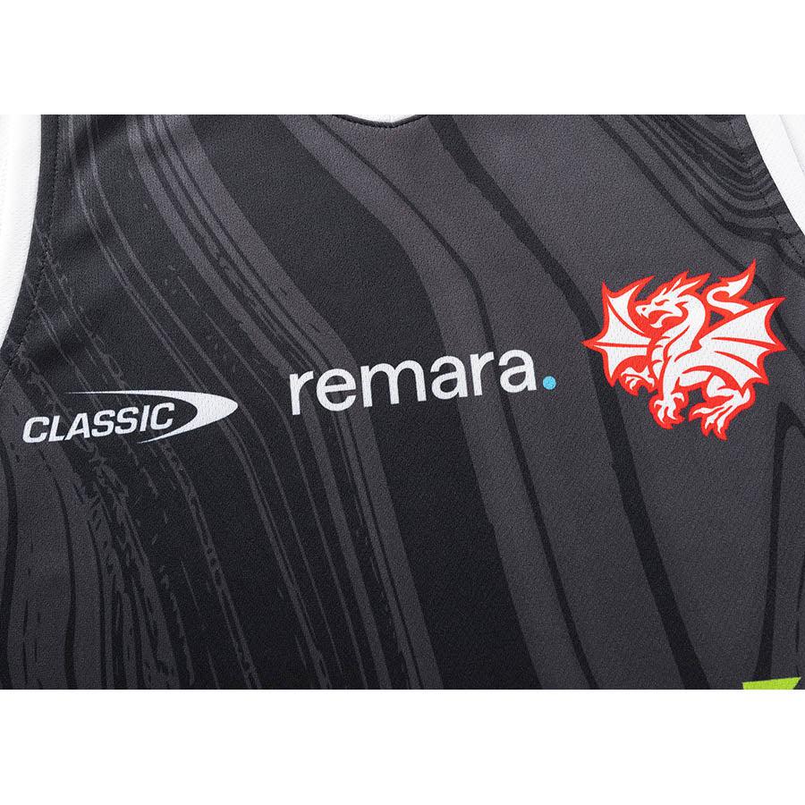 St-George-Illawarra-Dragons-Classic Dragons 2025 Men's Training Singlet Charcoal