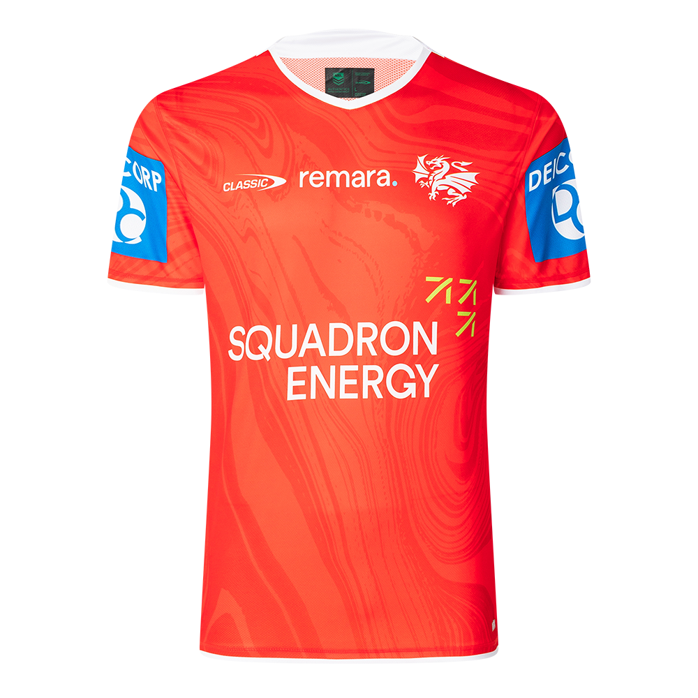 St-George-Illawarra-Dragons-Classic Dragons 2025 Men's Training Tee Red