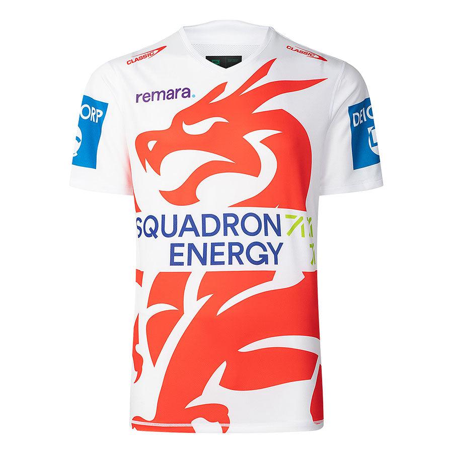 St-George-Illawarra-Dragons-Classic Dragons 2025 Men's Warm Up Tee