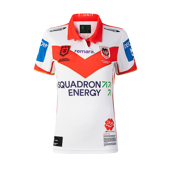 St-George-Illawarra-Dragons-Classic Dragons 2025 Women's Commemorative Jersey