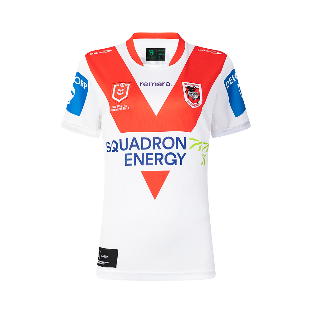St-George-Illawarra-Dragons-Classic Dragons 2025 Women's Home Jersey