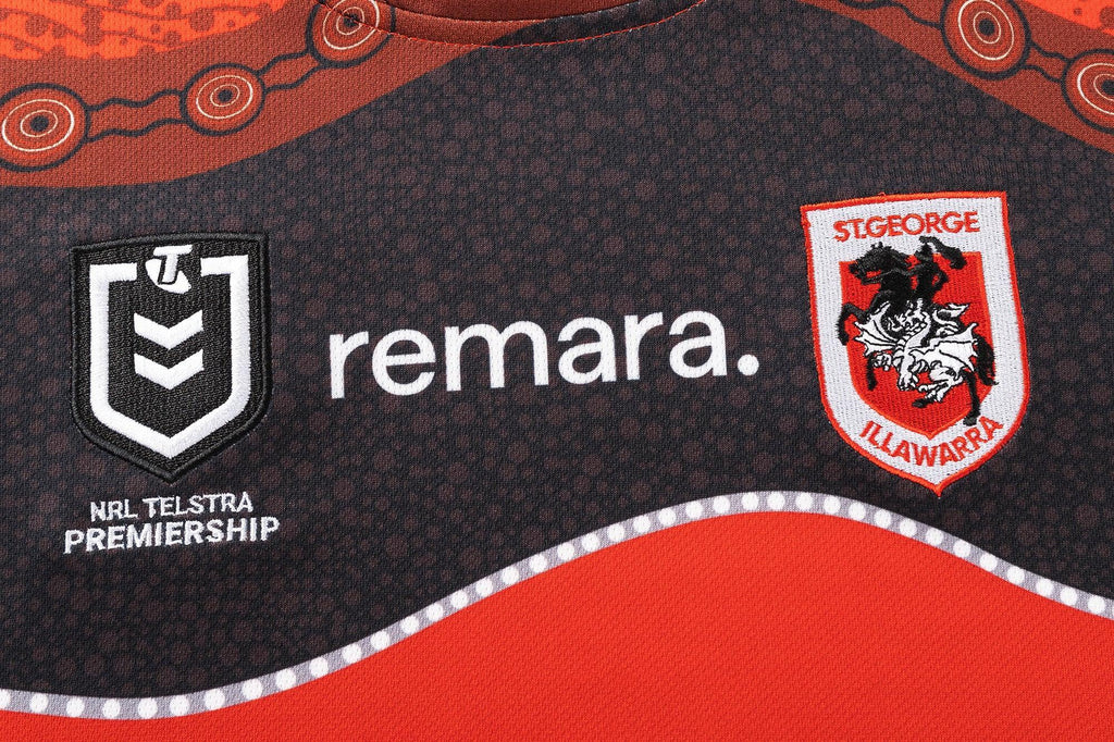 St-George-Illawarra-Dragons-Classic Dragons 2025 Women's Indigenous Jersey