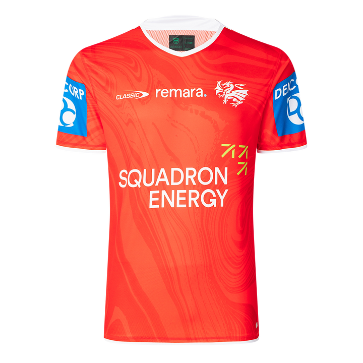 St-George-Illawarra-Dragons-Classic Dragons 2025 Women's Training Tee Red