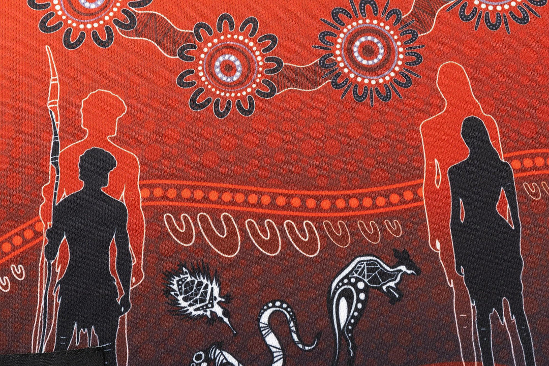 St-George-Illawarra-Dragons-Classic Dragons 2025 Youth Indigenous Jersey