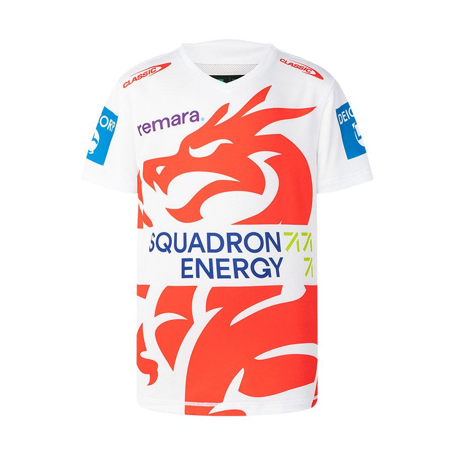 St-George-Illawarra-Dragons-Classic Dragons 2025 Youth Warm Up Tee