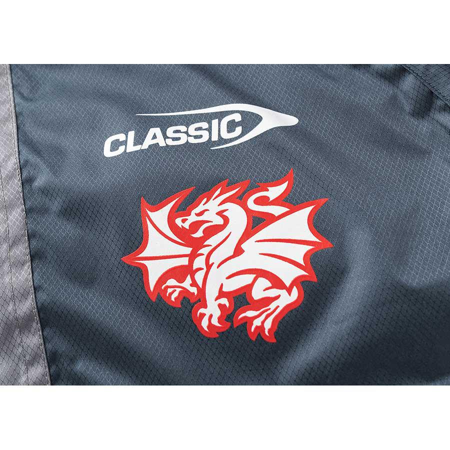 St-George-Illawarra-Dragons-Classic Dragons 2025 Youth Wet Weather Jacket