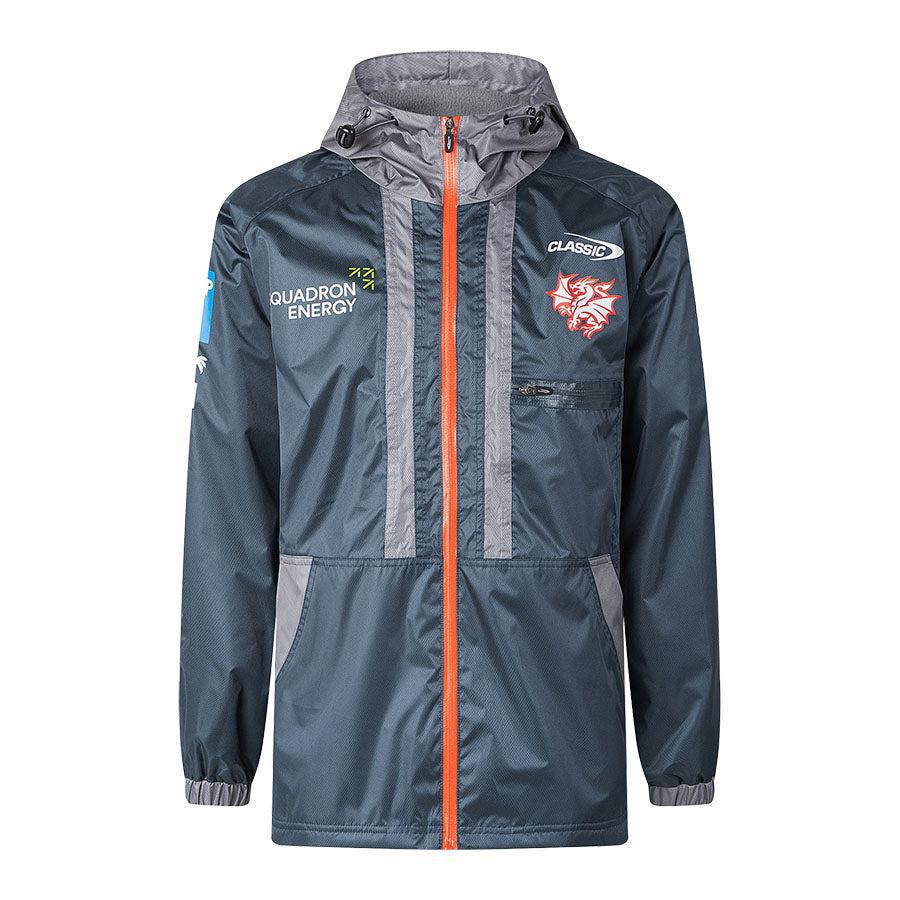 St-George-Illawarra-Dragons-Classic Dragons 2025 Youth Wet Weather Jacket