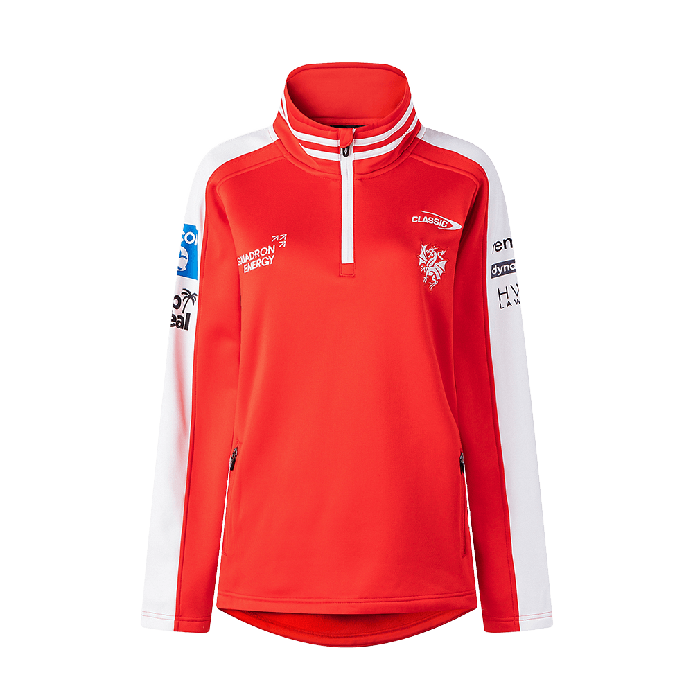 St-George-Illawarra-Dragons-Classic Dragons 2026 Adult 1/4 Zip Fleece