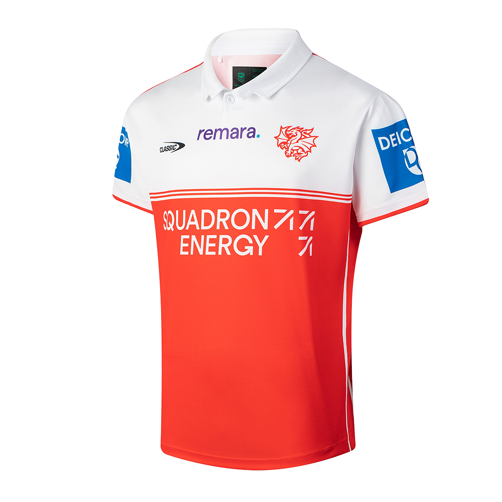 St-George-Illawarra-Dragons-Classic Dragons 2026 Adult Captain's Run Jersey